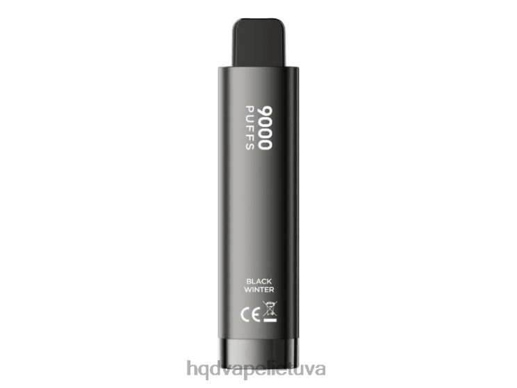 HQD CUVIE 9000 PUFFS vienkartiniai juoda žiema 6P88B271 HQD Vape Lietuva