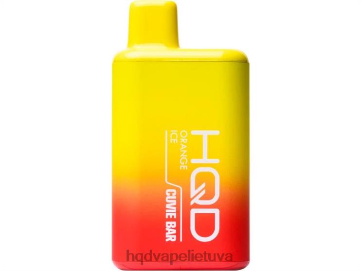 HQD CUVIE BAR vienkartiniai oranžinis ledas 6P88B226 HQD Nicotine Vape