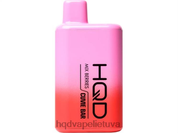 HQD CUVIE BAR vienkartiniai sumaišykite uogas 6P88B222 HQD Lithuania