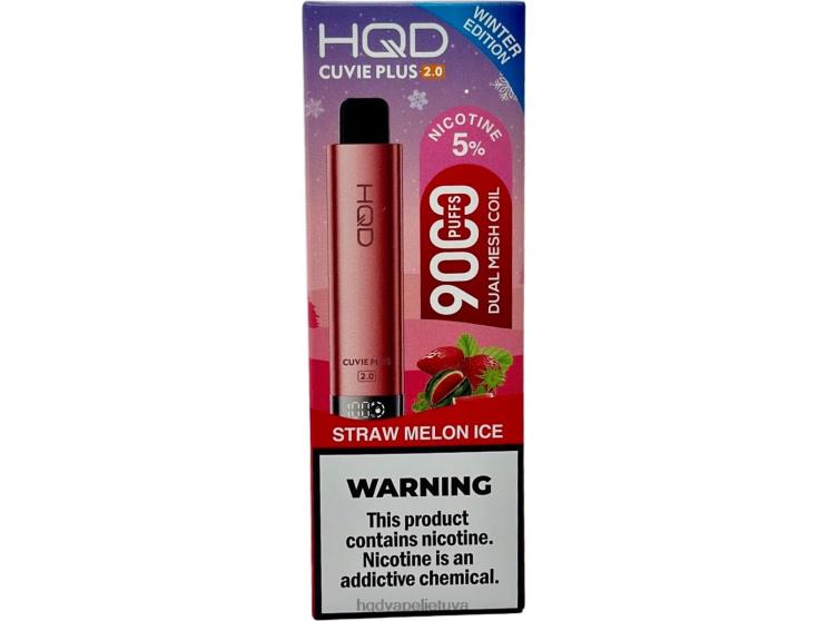 HQD CUVIE PLUS 2.0 (žiemos leidimas) šiaudinio meliono ledo 6P88B251 HQD Vape Lietuva