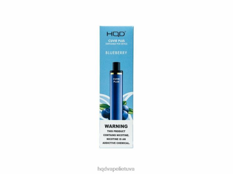 HQD CUVIE PLUS vienkartiniai garai mėlynių 6P88B139 HQD Vape Flavors