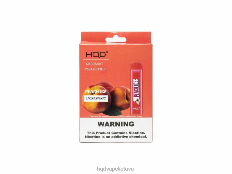 HQD CUVIE vienkartiniai persikų ledas 6P88B280 HQD Vapes Online