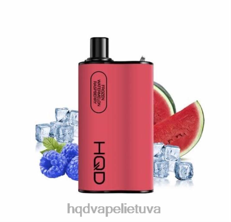 šaldytų arbūzų aviečių
