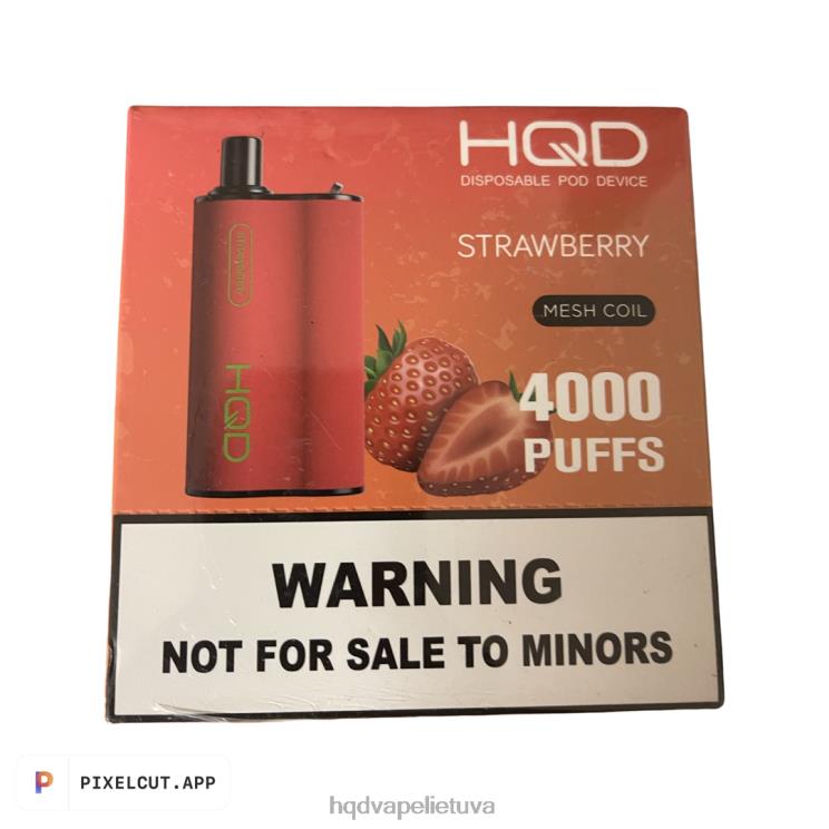 HQD BOX 4000 išpūtimų braškių 6P88B94 HQD Price