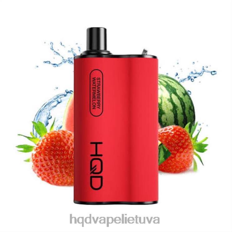 HQD BOX 4000 išpūtimų braškinis arbūzas 6P88B76 HQD Nicotine Vape