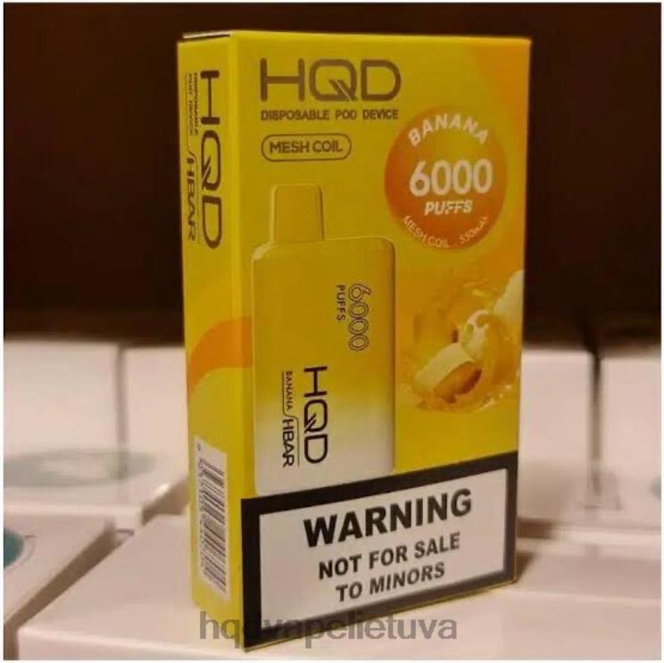 HQD HBAR 6000 išpūtimų bananas 6P88B47 HQD Sale