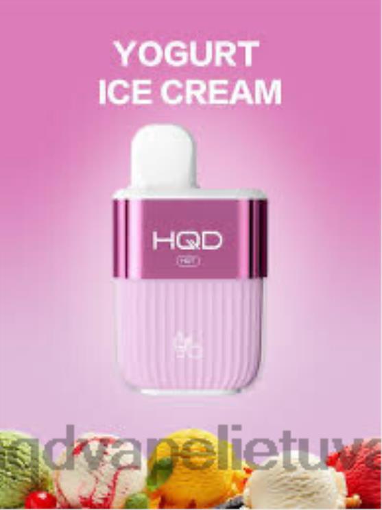 HQD HOT 5000 išpūtimų jogurtiniai ledai 6P88B58 HQD Vape Disposable