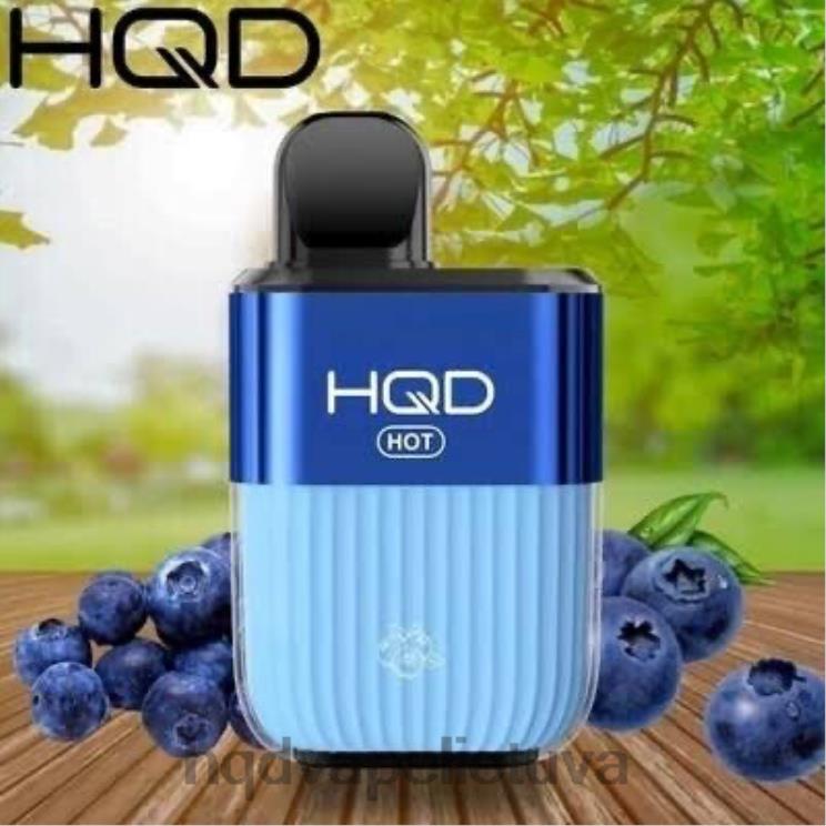HQD HOT 5000 išpūtimų mėlynių 6P88B66 HQD Nicotine Vape