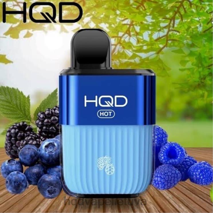 HQD HOT 5000 išpūtimų šviežios uogos 6P88B68 HQD Vape Disposable