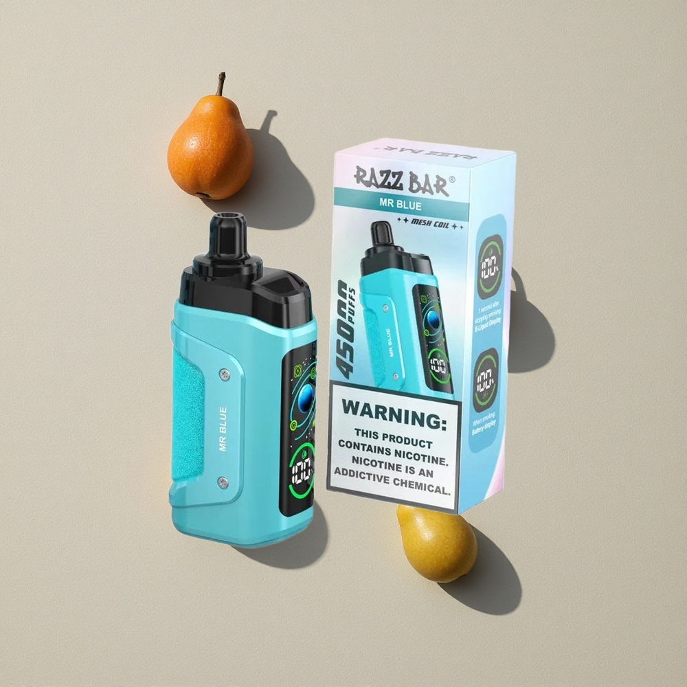 Razz Bar 45000 Puffs Mr Mėlyna Adjustable Airflow Lithuania wholesale
