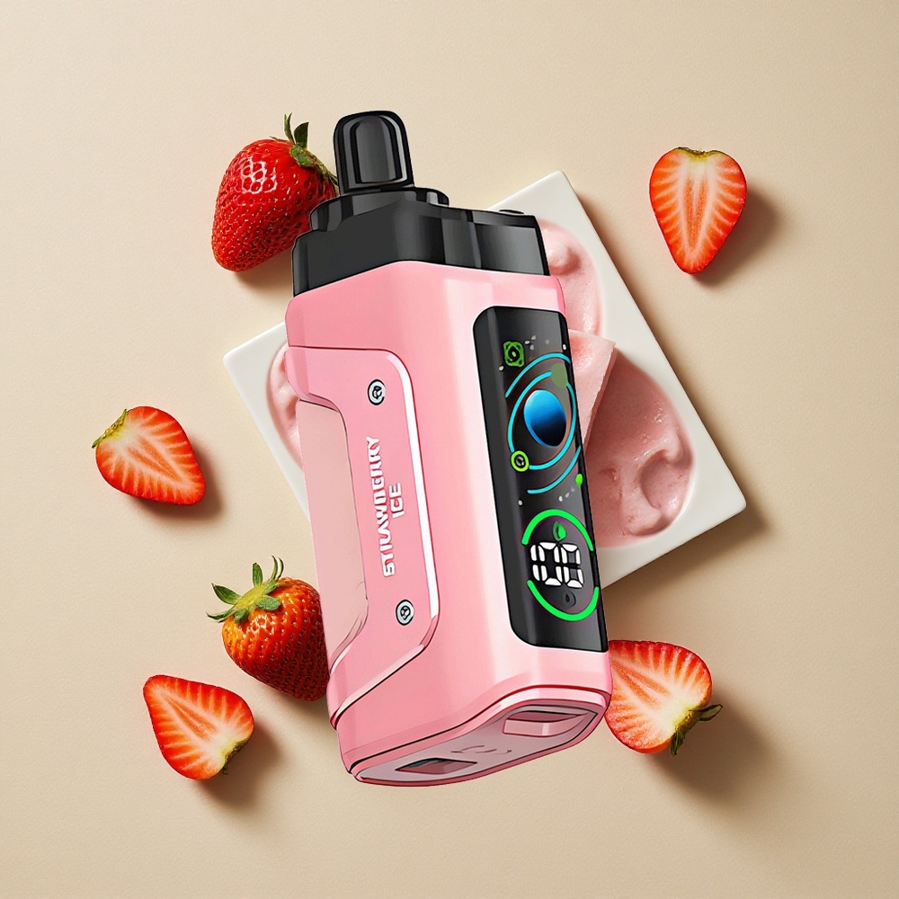 Razz Bar 45000 Puffs Vienkartinis Vape Braškių Ledas Lithuania wholesale