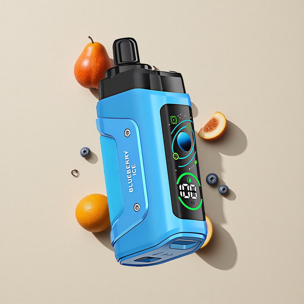 Razz Bar 45000 Puffs Vienkartinis Vape Mėlynųjų Uogų Ledas Adjustable Airflow Lithuania wholesale