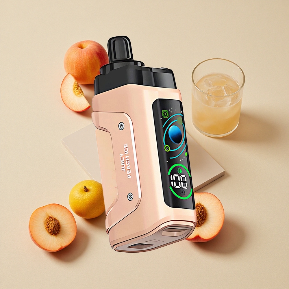 Razz Bar 45000 Puffs Vienkartinis Vape Sultingo Persiko Ledas Tipo-C Lithuania wholesale