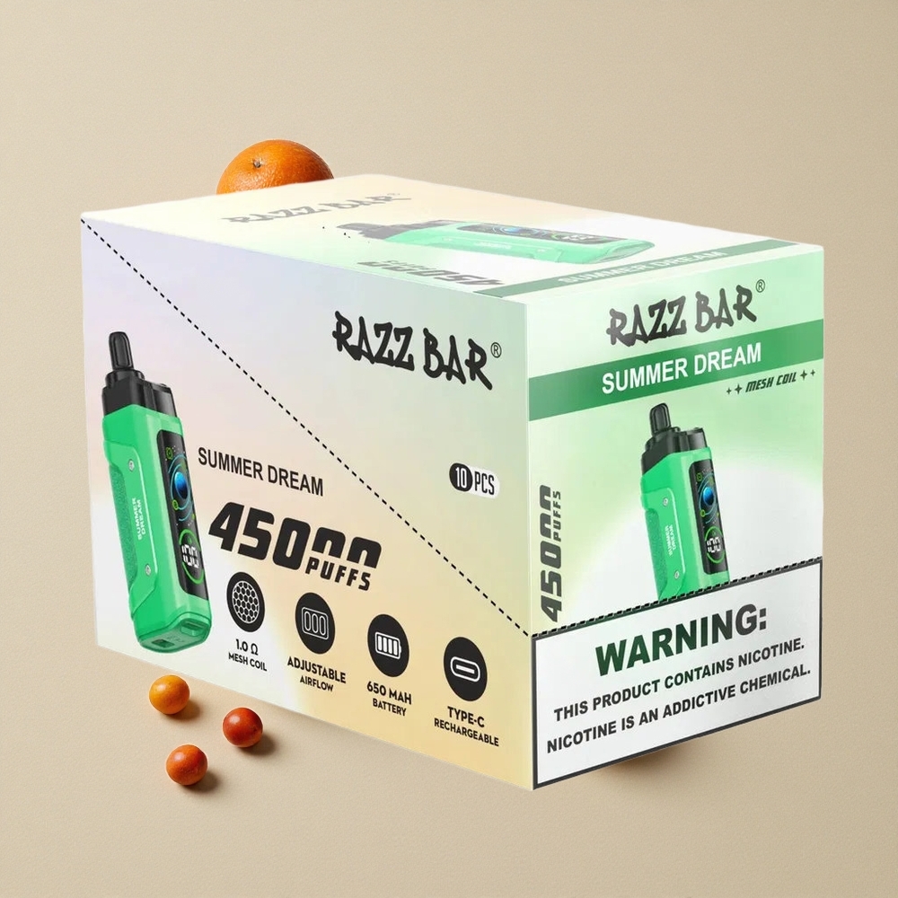 Razz Bar 45000 Puffs Vienkartinis Vape Vasaros Sapnas Lithuania wholesale