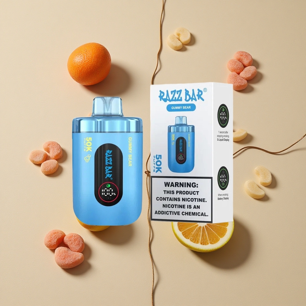 Razz Bar 50K Puffs Vienkartinis Vape Guminukas Lithuania wholesale
