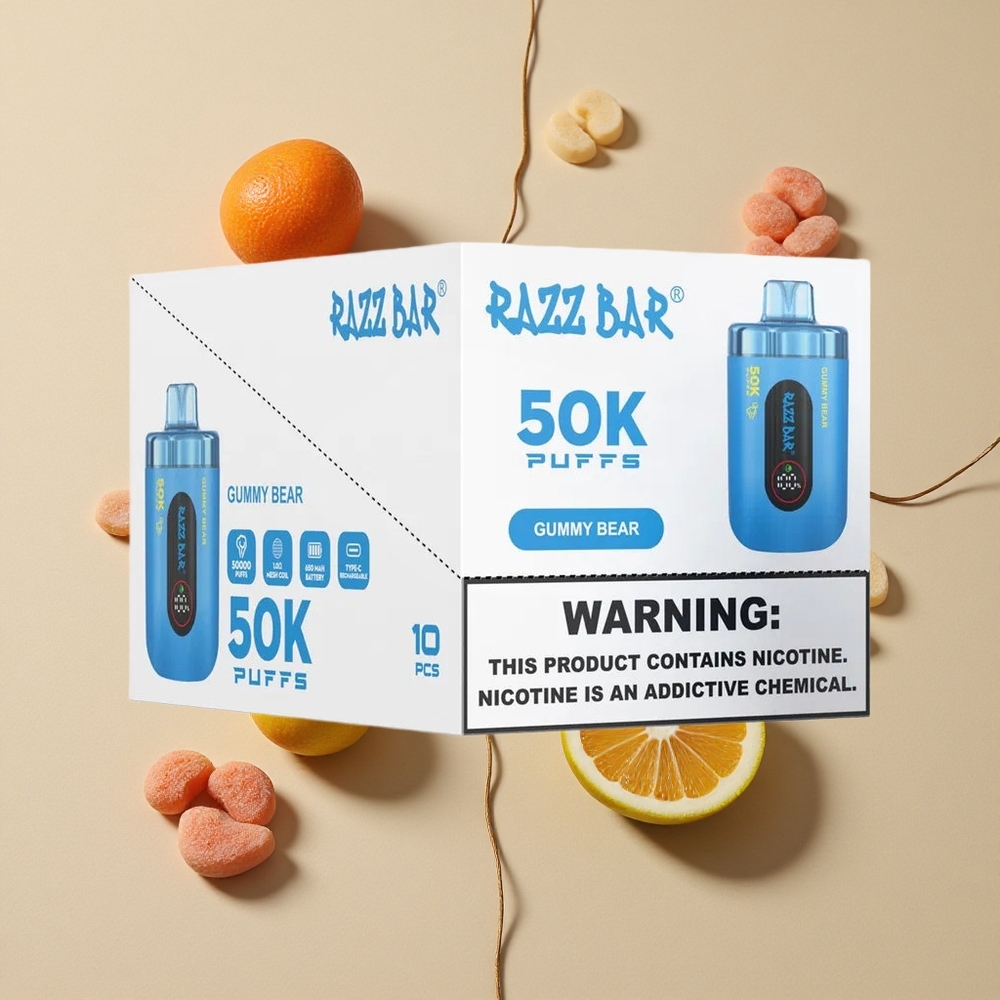 Razz Bar 50K Puffs Vienkartinis Vape Guminukas Lithuania wholesale