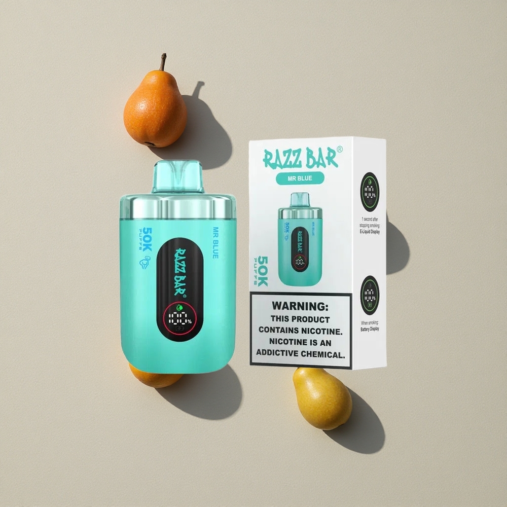 Razz Bar 50K Puffs Vienkartinis Vape Mėlyna Lithuania wholesale