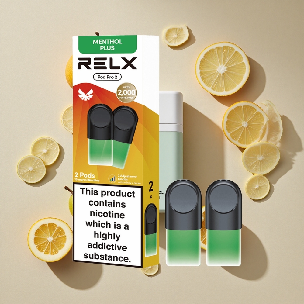 RELX Pod Pro 2 600 Puffs Mėta-Mentolis Plus Lithuania wholesale