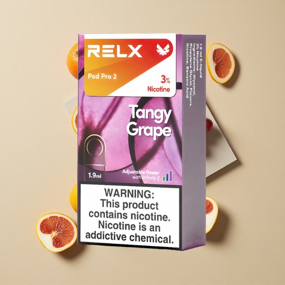 RELX Pod Pro 2 600 Puffs Rūgščiosios vynuogės 3% nikotino Lithuania wholesale