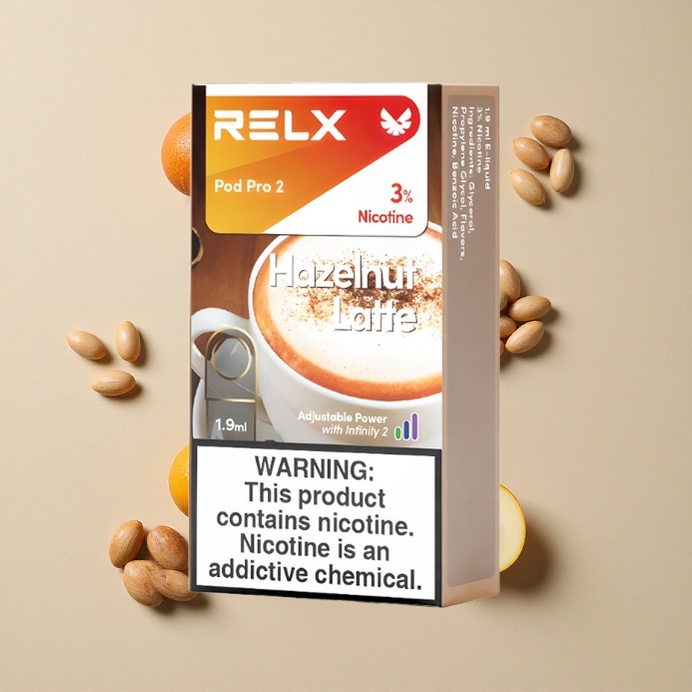 RELX Pod Pro 2 600 Puffs Riešutų Latte Lithuania wholesale
