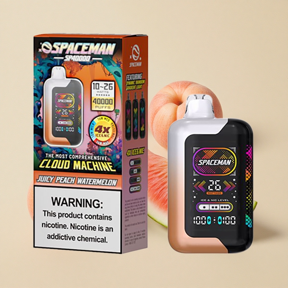 SMOK SPACEMAN SP40000 40000 Puffs Sultingo Persiko Arbūzas Lithuania wholesale