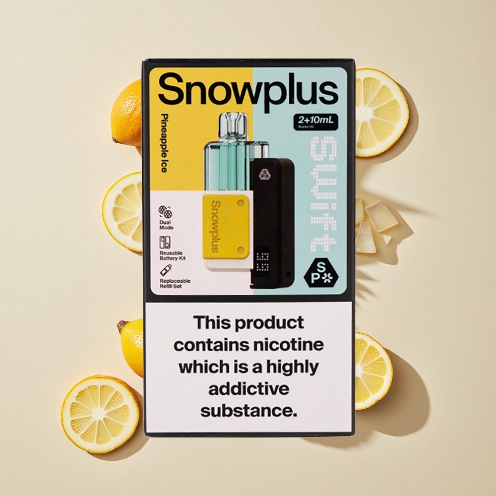 Snowplus Swift 5000 Puffs Ananasų Ledas Prefilled Pod su Dvigubu Tinklu Lithuania wholesale