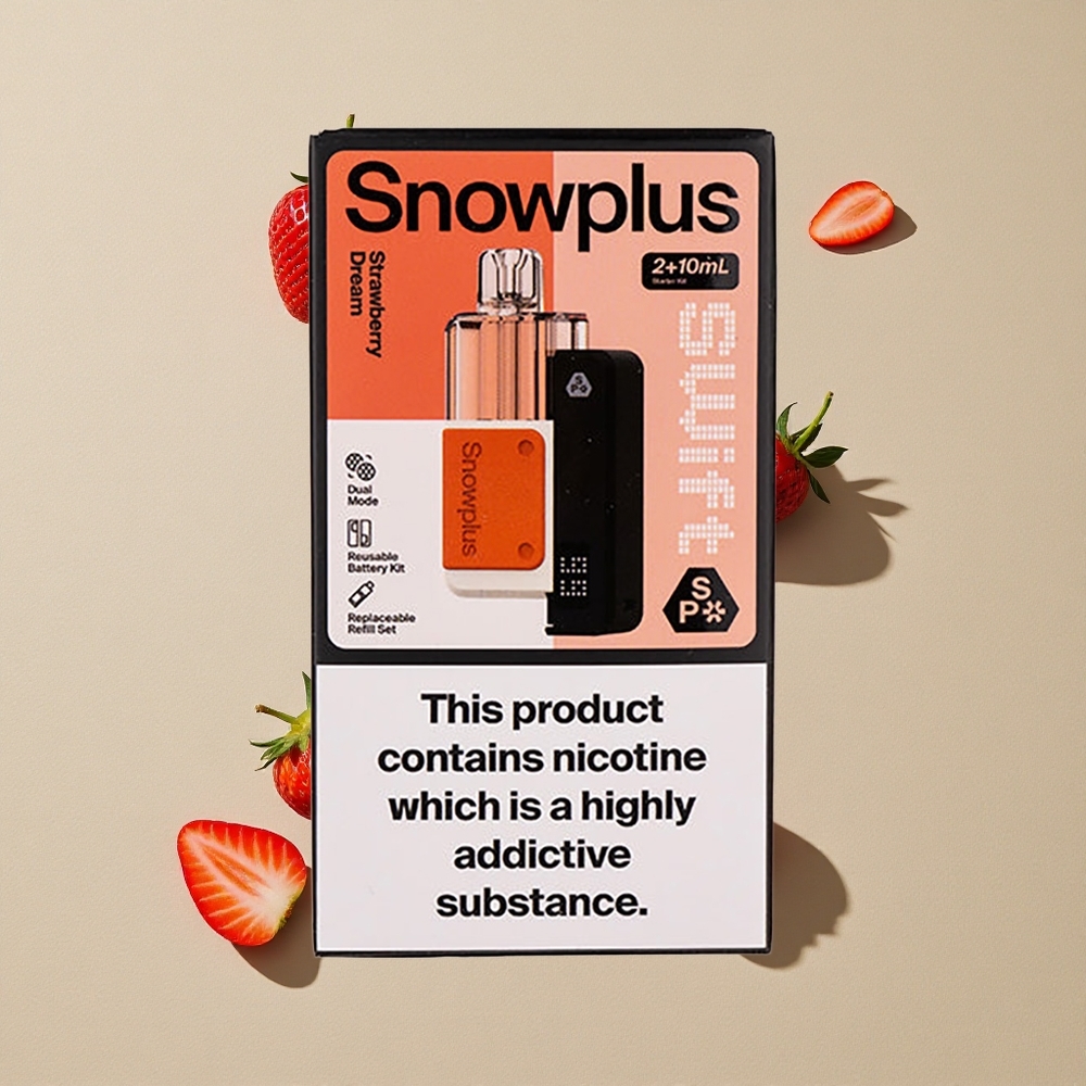 Snowplus Swift 5000 Puffs Braškinių Svetimi Prefu Pod Rinkinys su 1000 mAh Lithuania wholesale