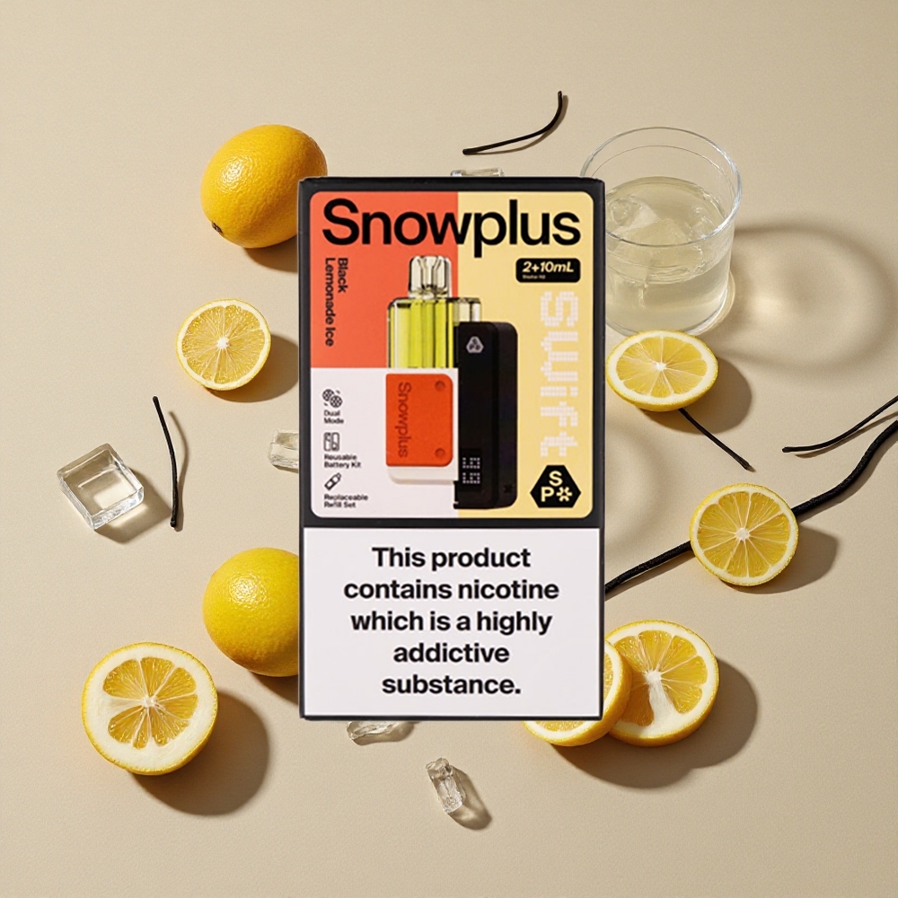 Snowplus Swift 5000 Puffs Juodoji Limonadų Ledas su dvigubu tinklu Lithuania wholesale
