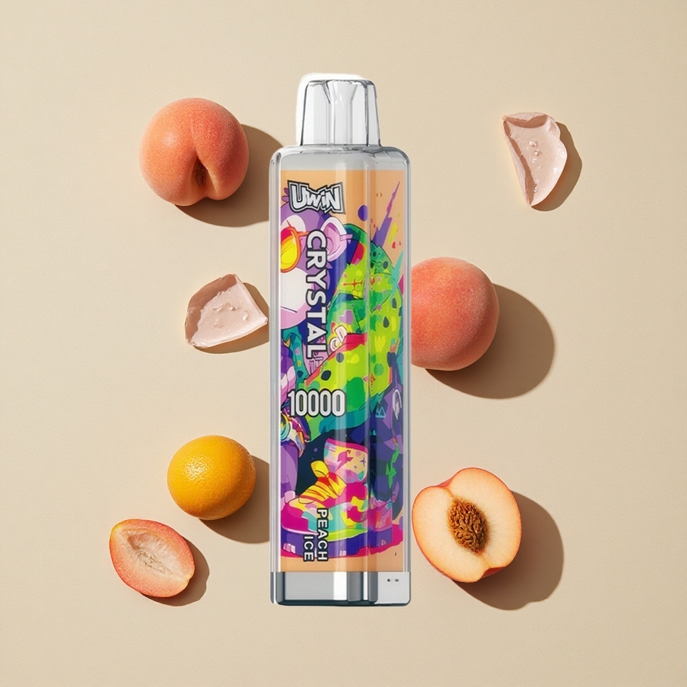 UWIN Crystal 10000 Puffs Persikai Ledas 18ml Lietuva wholesale