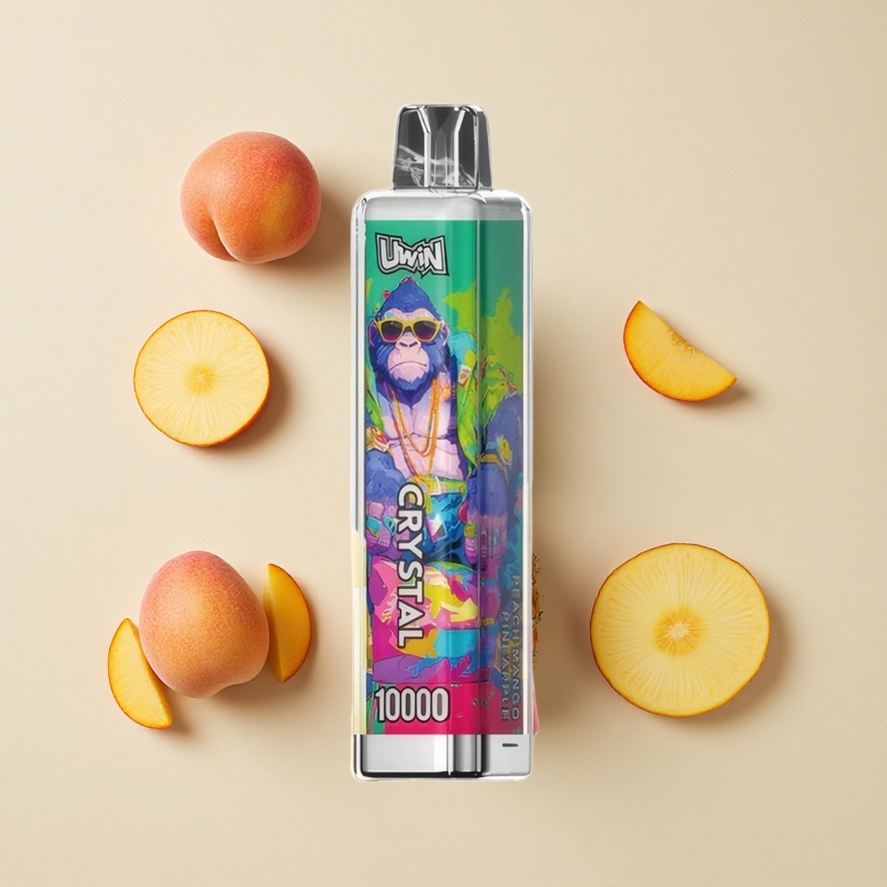 UWIN Crystal 10000 Puffs Persikas Mango Ananasas 18ml Lithuania wholesale