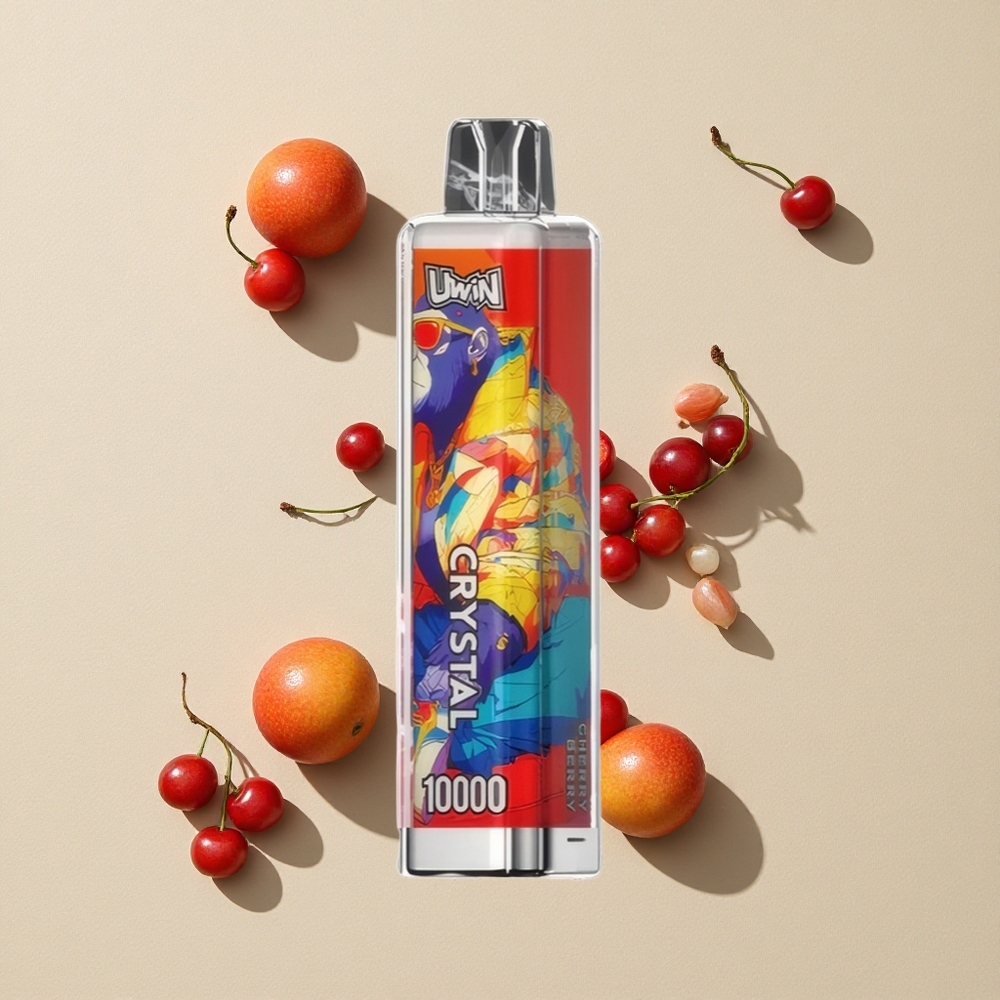 UWIN Crystal 10000 Puffs Vyšnių Uogų 0,8 Omų tinklelio ritė Lithuania wholesale