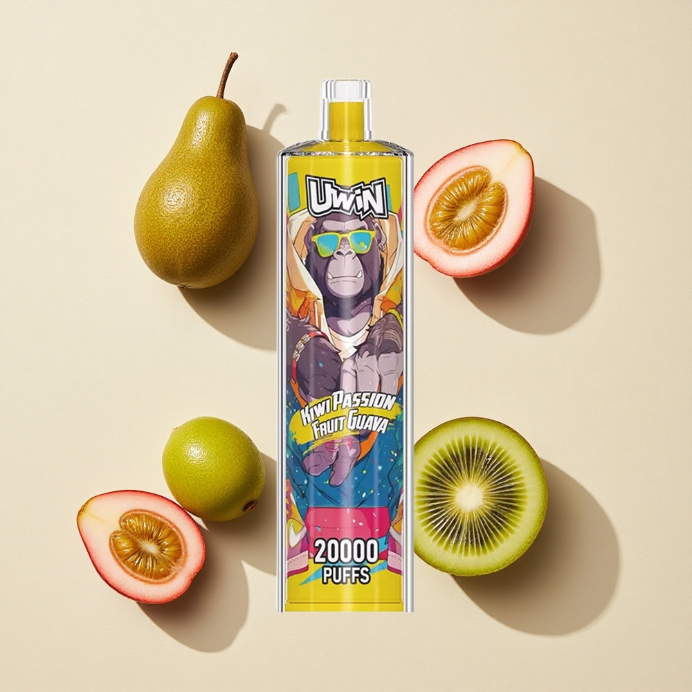 Uwin Shisha Hookah Crystal 20000 Puffs Kiwi Pasiflora Gvajava Lithuania wholesale
