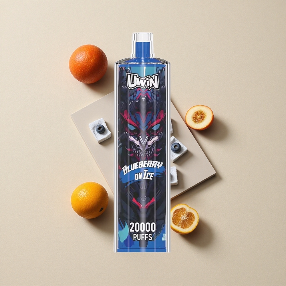 Uwin Shisha Hookah Crystal 20000 Puffs Mėlynoji Uoga Su Ledu Lithuania wholesale