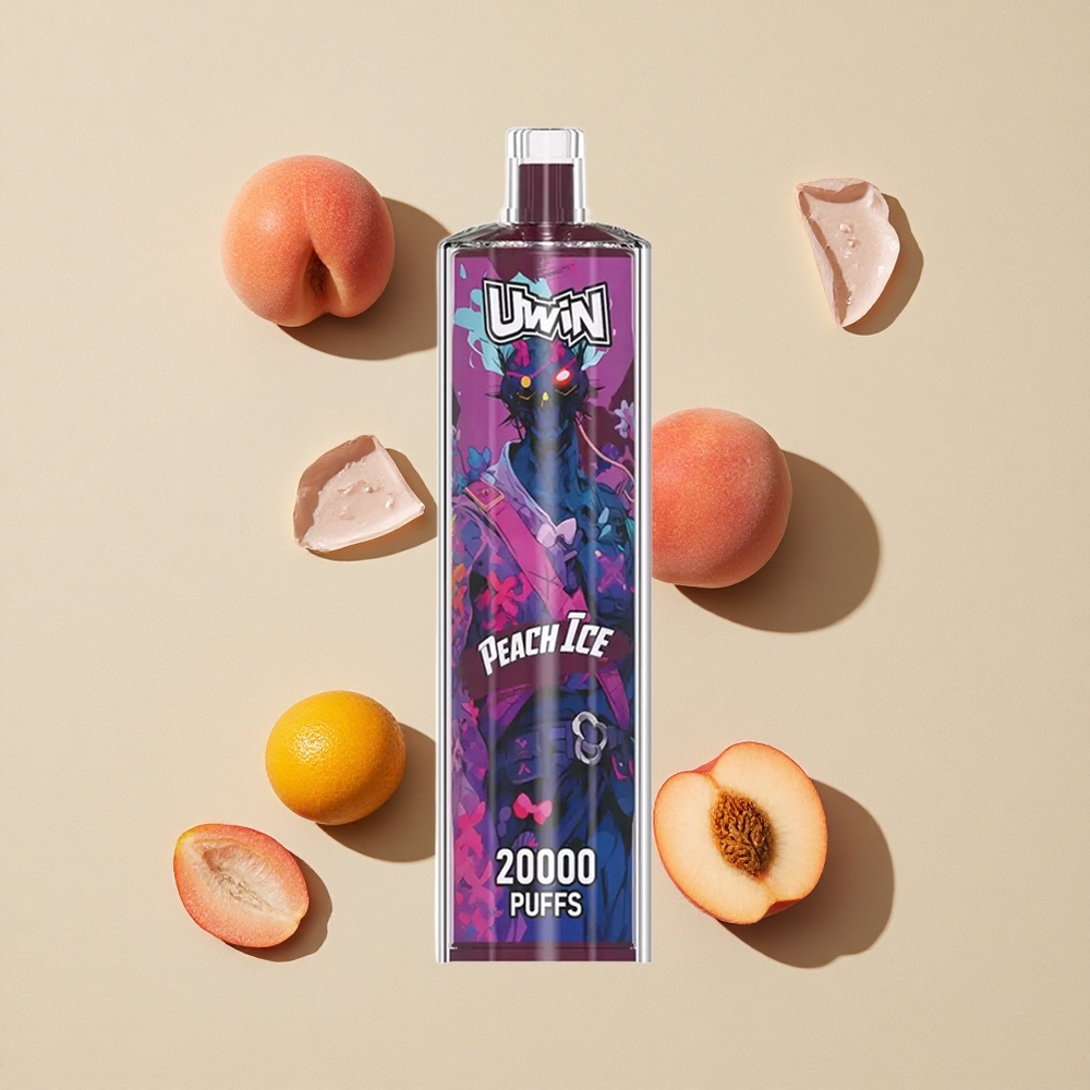 Uwin Shisha Hookah Crystal 20000 Puffs Persikų Ledas Lithuania wholesale