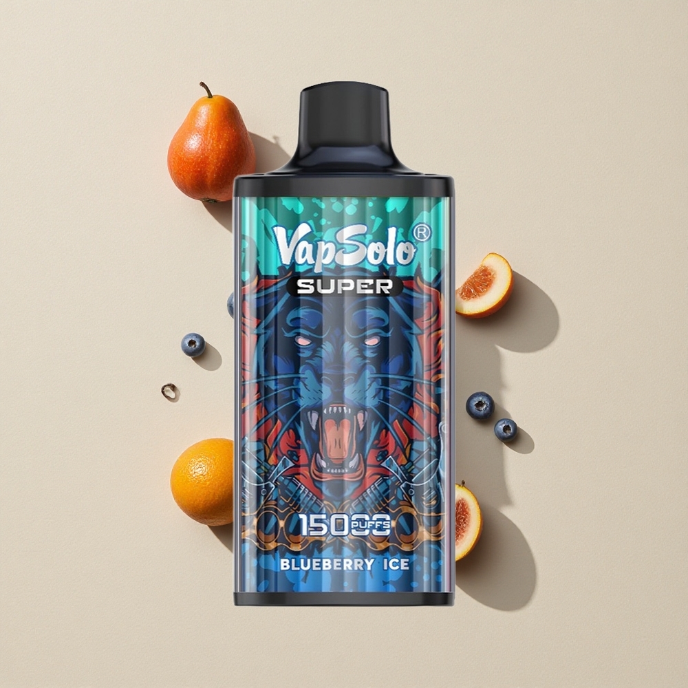 Vapsolo Super 15000 pūsmokiai Mėlynųjų uogų ledas 40ml Lithuania wholesale