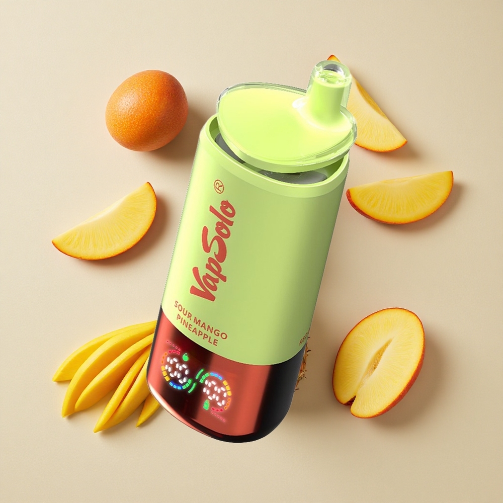 VapSolo Triple 30000 Puffs Sūrus Mango Ananasas 40ml Lithuania wholesale