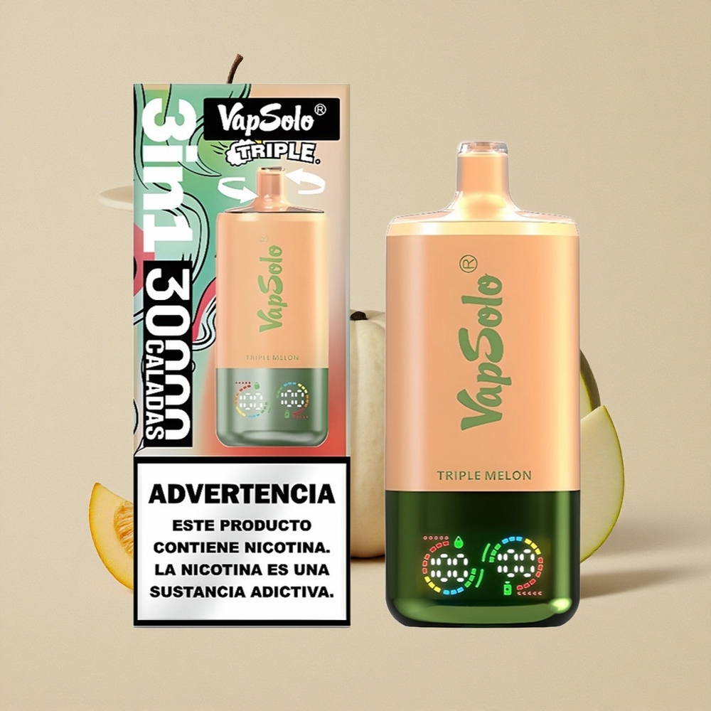 VapSolo Triple 30000 Puffs Trijų Melionų Kombinacija Lithuania wholesale
