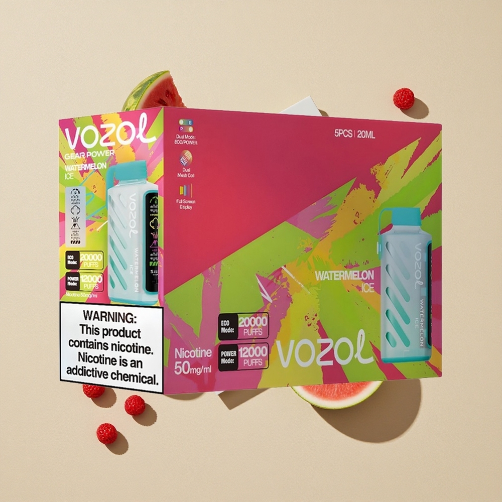 VOZOL Gear Power 20000 Puffs Arbūzas Ledas Lithuania wholesale