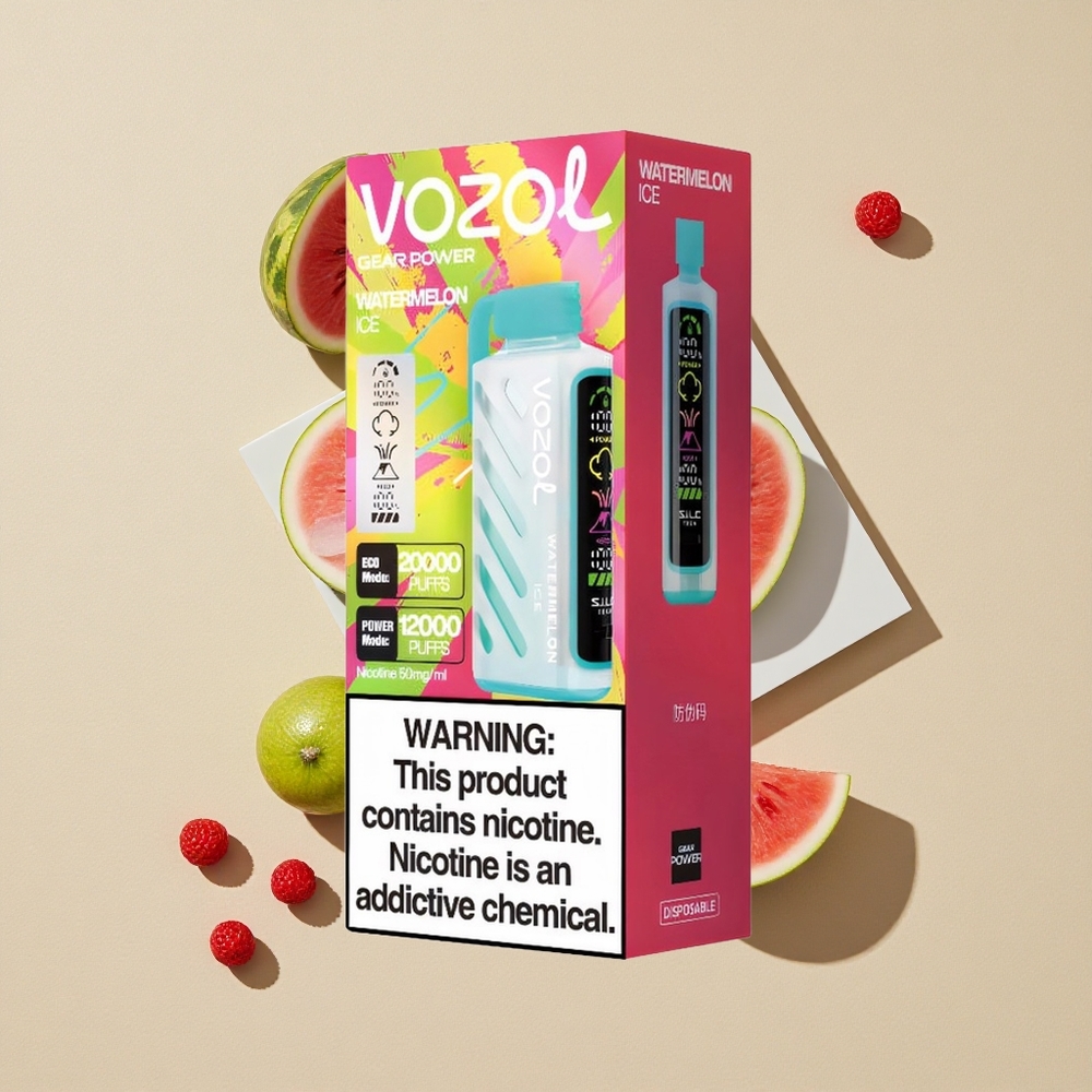 VOZOL Gear Power 20000 Puffs Arbūzas Ledas Lithuania wholesale
