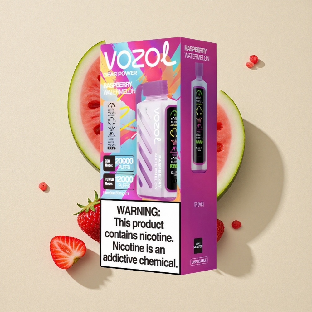VOZOL Gear Power 20000 Puffs Avietė Arbūzas Lithuania wholesale