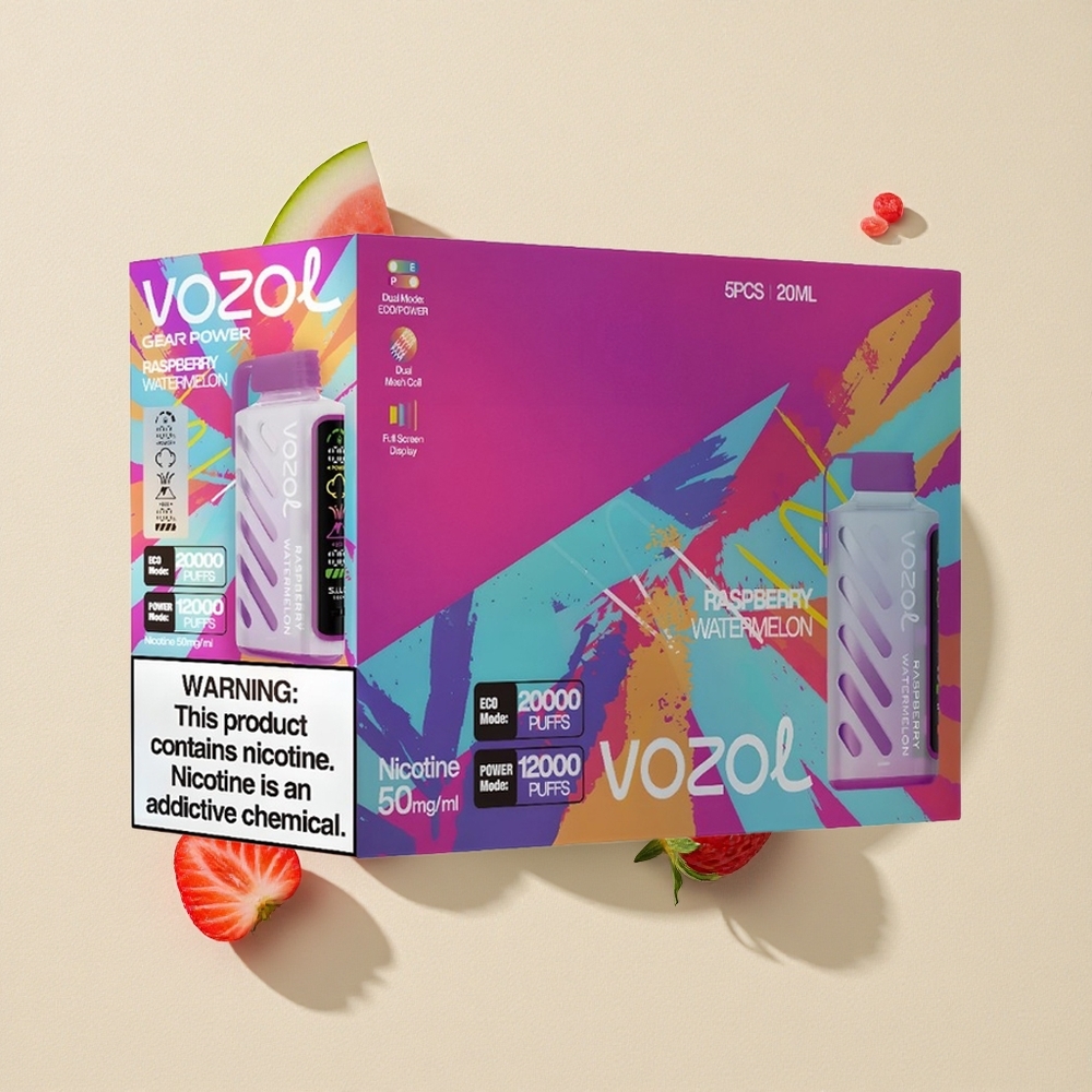 VOZOL Gear Power 20000 Puffs Avietė Arbūzas Lithuania wholesale