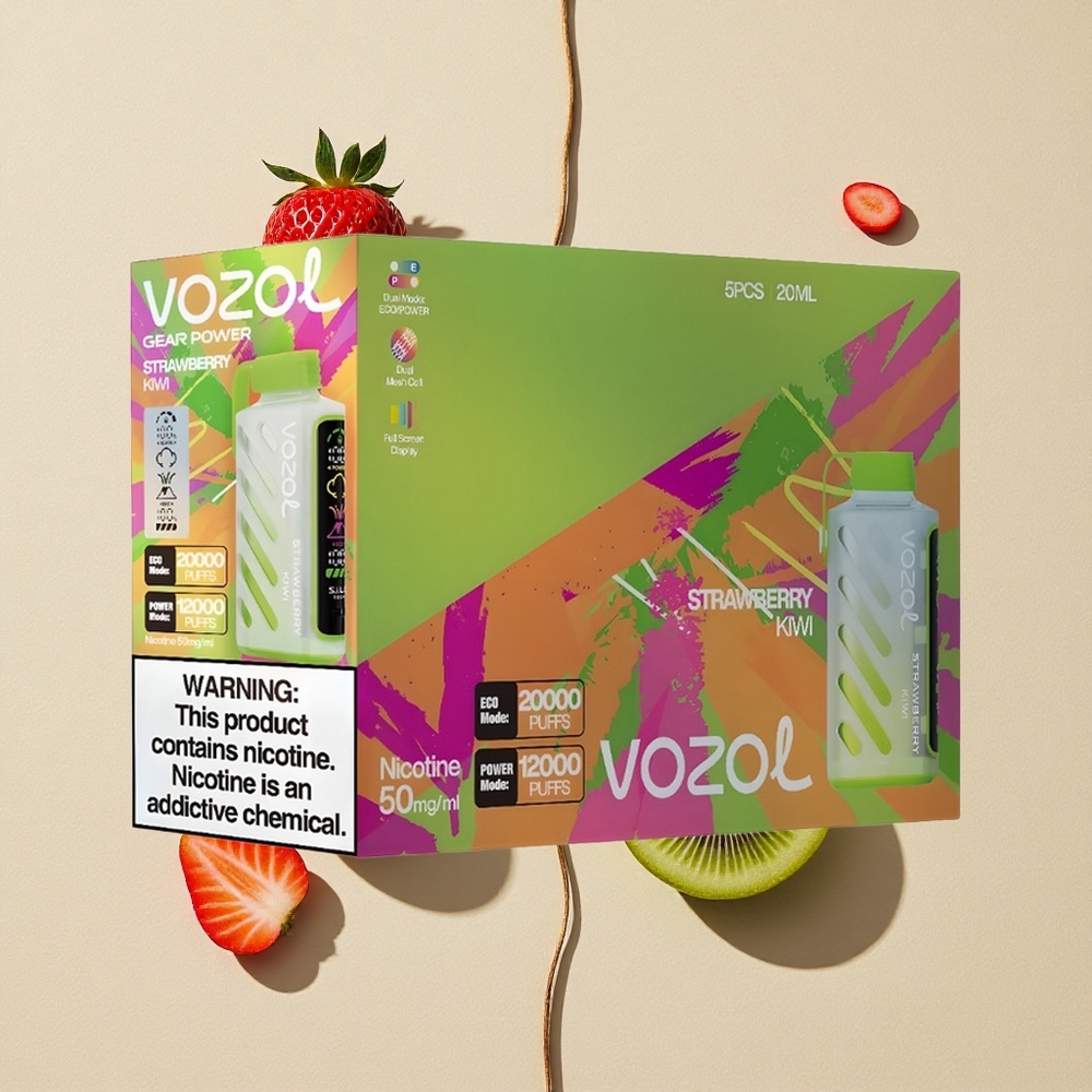 VOZOL Gear Power 20000 Puffs Braškė-Kivis Lithuania wholesale