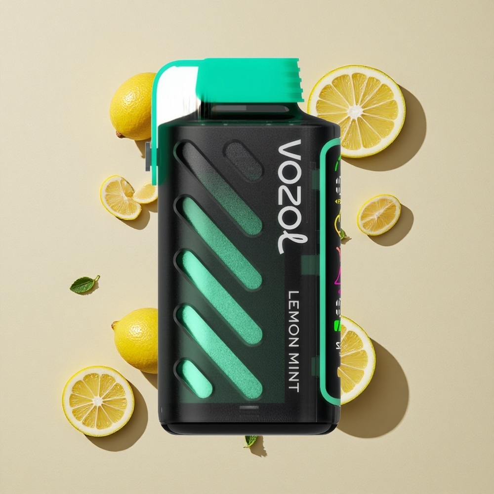 VOZOL Gear Power 20000 Puffs Citrina Mėta Dvigubas Tinklelio Ritinėlis Lithuania wholesale