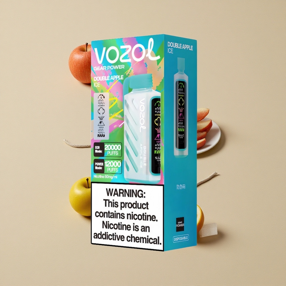 VOZOL Gear Power 20000 Puffs Dvigubų Obuolių Ledas Lithuania wholesale