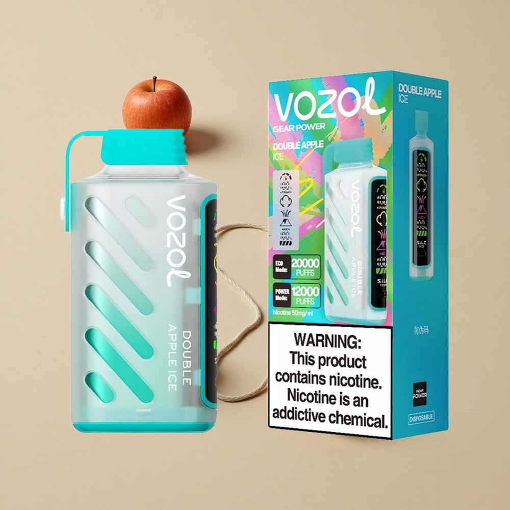 VOZOL Gear Power 20000 Puffs Dvigubų Obuolių Ledas Lithuania wholesale