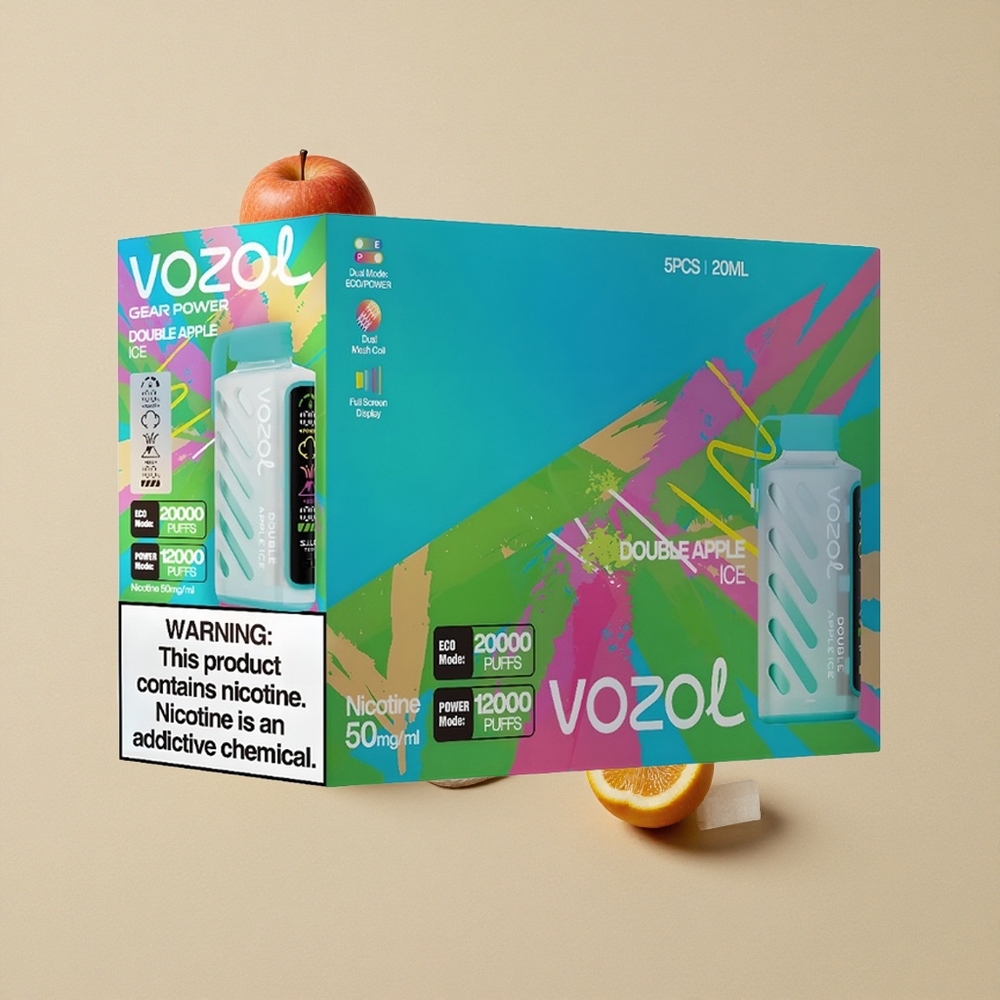 VOZOL Gear Power 20000 Puffs Dvigubų Obuolių Ledas Lithuania wholesale