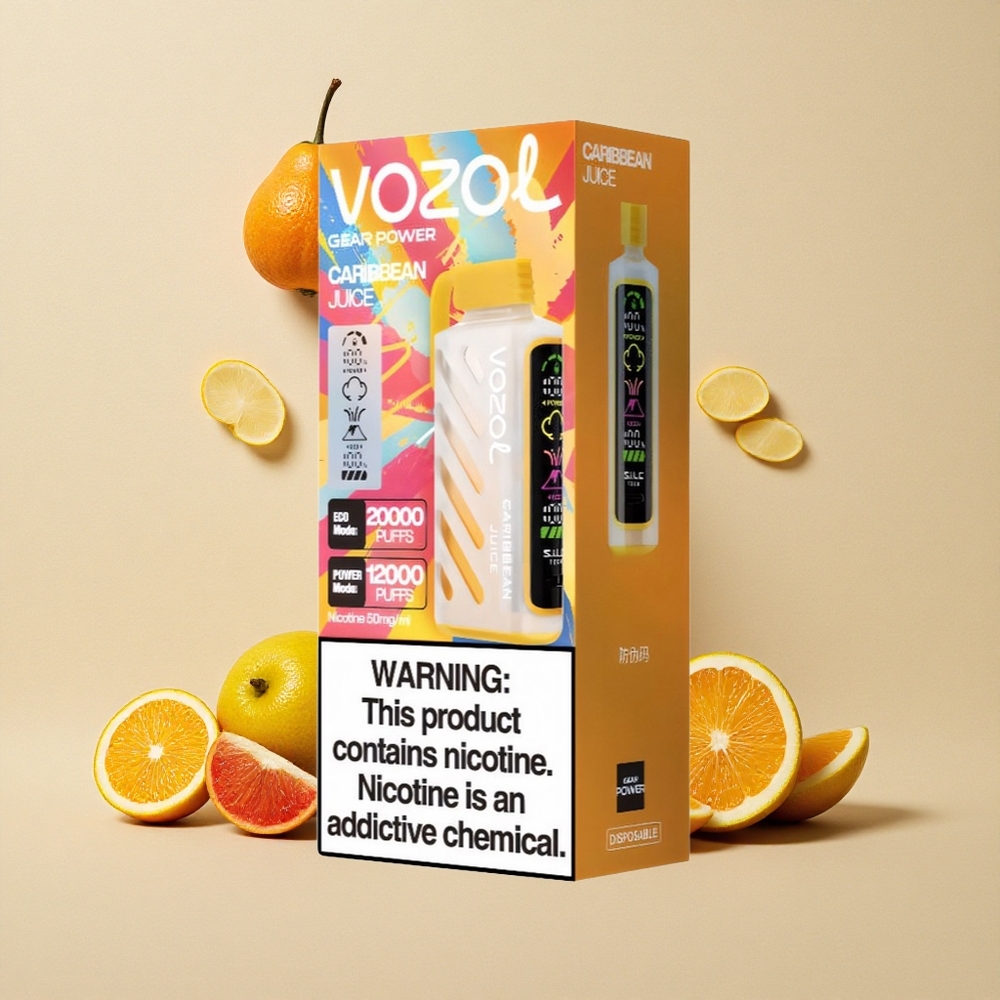 VOZOL Gear Power 20000 Puffs Karibų Sultys Lithuania wholesale