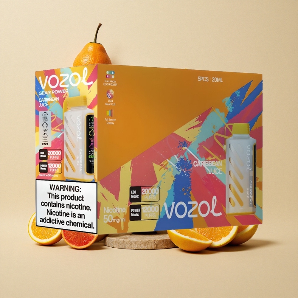 VOZOL Gear Power 20000 Puffs Karibų Sultys Lithuania wholesale