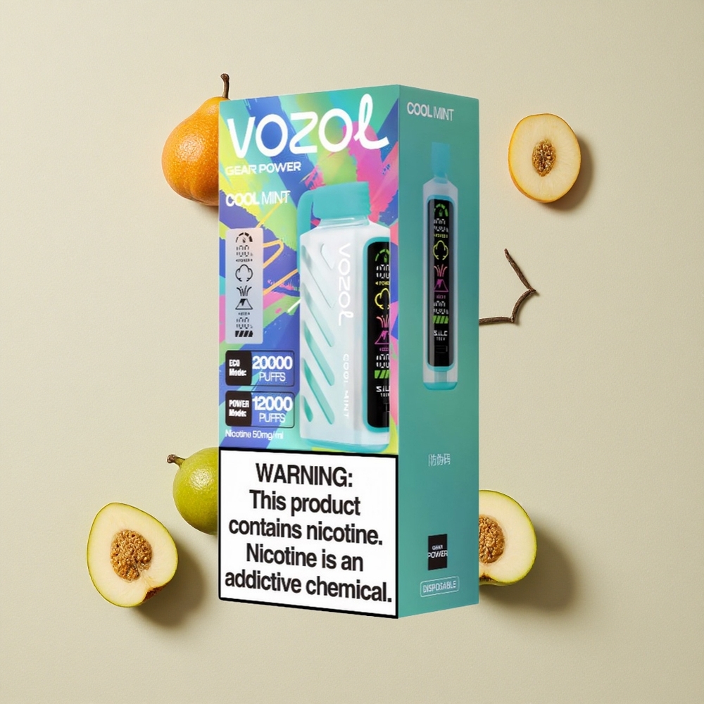 VOZOL Gear Power 20000 Puffs Šalta Mėta Lithuania wholesale