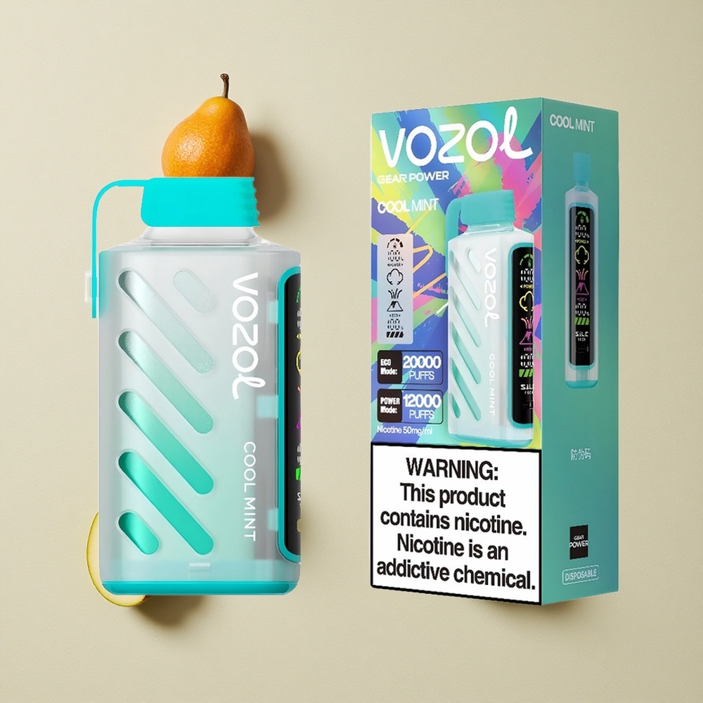 VOZOL Gear Power 20000 Puffs Šalta Mėta Lithuania wholesale